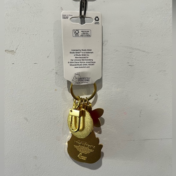 Studio Ghibli Howl's Moving Castle Calcifer Charm Keychain - Picture 5 of 5